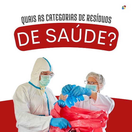 Coleta segura de lixo infectante em serviço de saúde