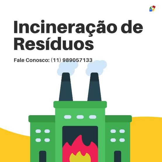 Incineracao de residuos de saúde